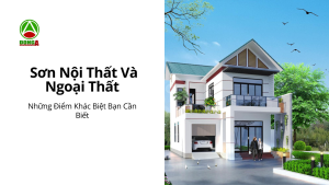 sơn nội thất sơn ngoại thất