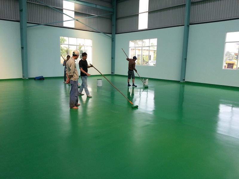 sơn epoxy sàn cho nhà xưởng