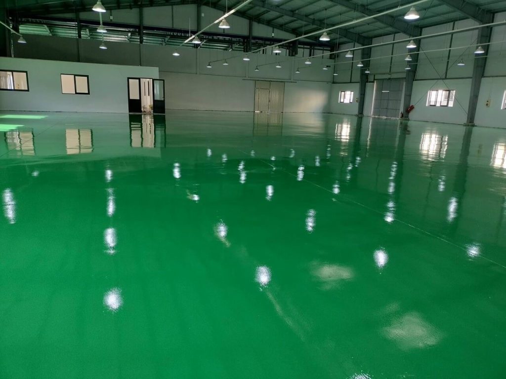 sơn epoxy sàn cho nhà xưởng