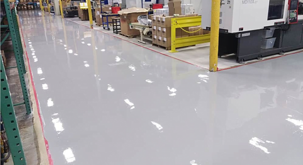 sơn epoxy sàn cho nhà xưởng